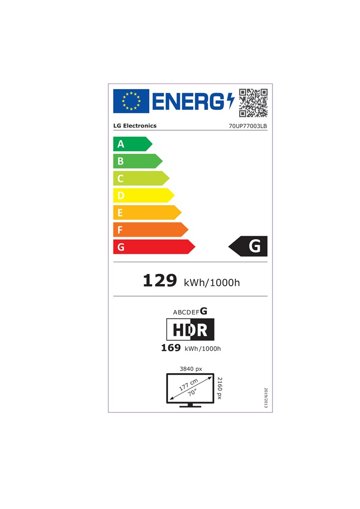LG 70" 70UP77003LB 4K UHD Smart LED TV