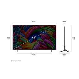 LG 75" 75NANO90A3B 4K UHD NanoCell AI Smart TV