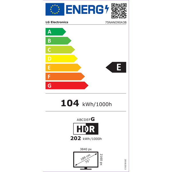 LG 75" 75NANO90A3B 4K UHD NanoCell AI Smart TV