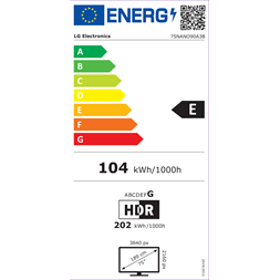 LG 75" 75NANO90A3B 4K UHD NanoCell AI Smart TV