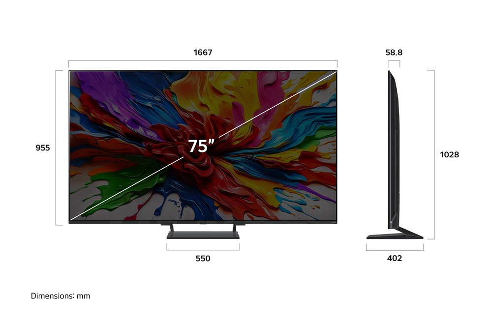LG 75" 75QNED93A6A 4K UHD AI Smart Gamer QNED evo MiniLED TV