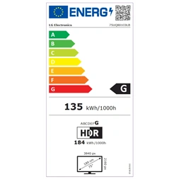 LG 75" 75UQ801C0LB 4K UHD Smart LED LCD TV