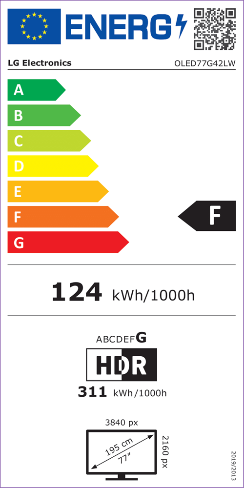 LG 77" OLED77G42LW 4K UHD Smart OLED evo TV