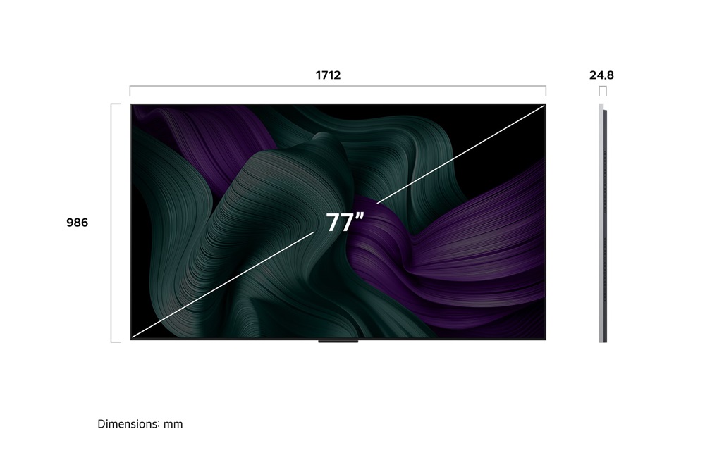 LG 77" OLED77M59LA 4K UHD AI Smart OLED evo TV