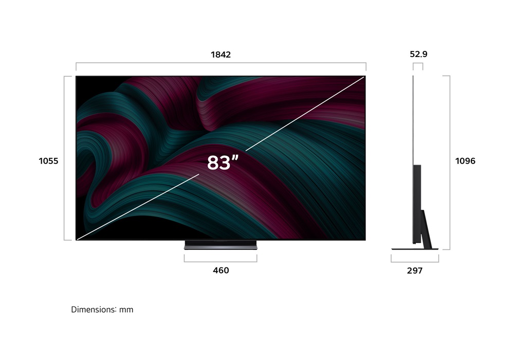 LG 83" OLED83C51LA 4K UHD AI Smart Gamer OLED evo TV