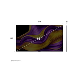 LG 83" OLED83G51LW 4K UHD AI Smart Gamer OLED evo TV