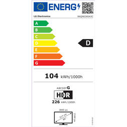 LG 86" 86QNED85A3C 4K UHD AI Smart QNED evo MiniLED TV