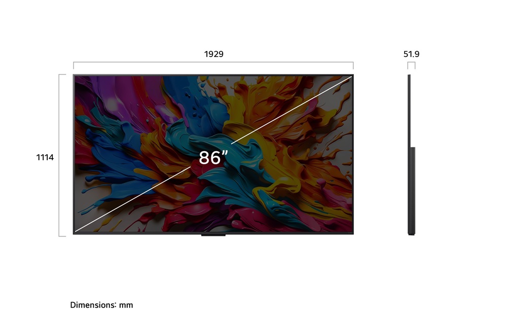 LG 86" 86QNED9MA3B 4K UHD AI Smart Gamer QNED evo MiniLED TV