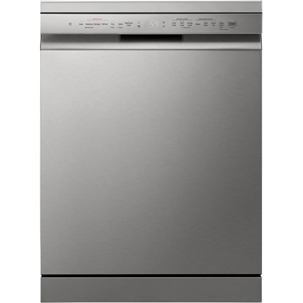 LG DF365FPS inox, programok száma: 10, szabadonálló, 14 terítékes mosogatógép 