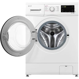 LG F2J3WSBWE fehér, elöltöltős, max.1200ford., 6,5 kg, mosógép (Újszerű)