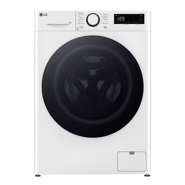 LG F2WR508S0W fehér, elöltöltős, keskeny, max.1200ford., 8 kg, mosógép