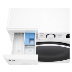LG F2WR508S0W fehér, elöltöltős, keskeny, max.1200ford., 8 kg, mosógép