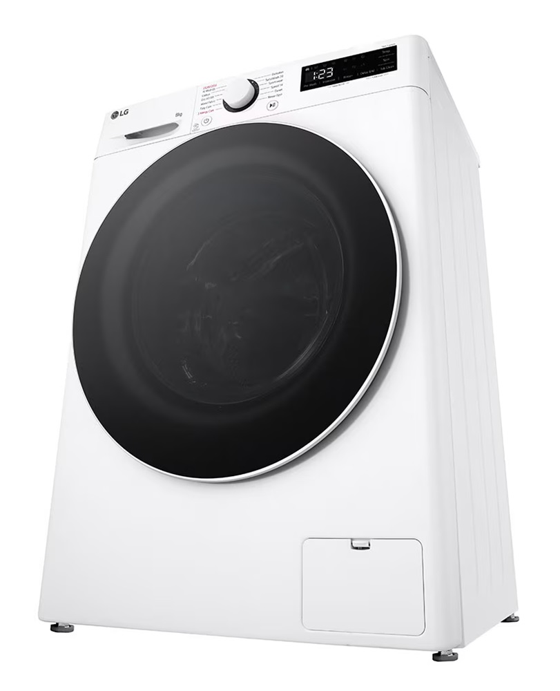 LG F2WR508S0W fehér, elöltöltős, keskeny, max.1200ford., 8 kg, mosógép