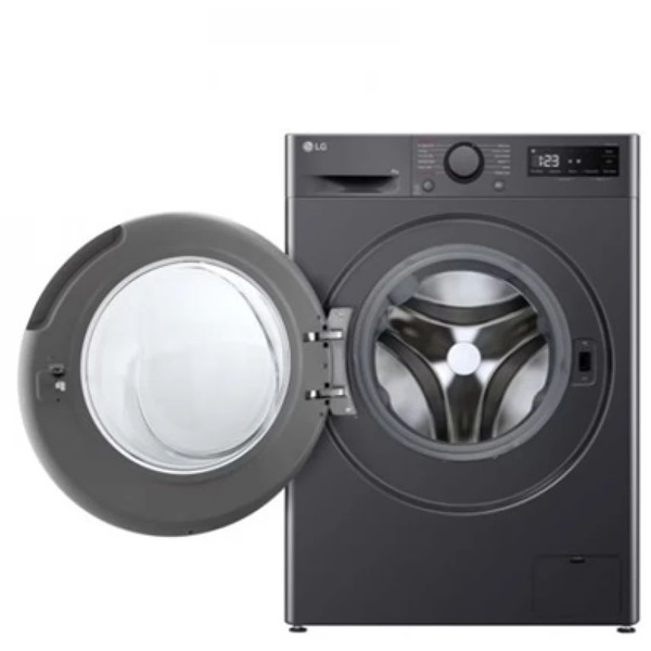 LG F2WR508SBM inox, elöltöltős, keskeny, max.1200ford., 8 kg, mosógép (Újszerű)