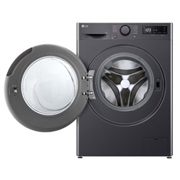 LG F2WR508SBM inox, elöltöltős, keskeny, max.1200ford., 8 kg, mosógép (Újszerű)