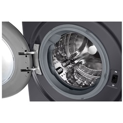 LG F2WR508SBM inox, elöltöltős, keskeny, max.1200ford., 8 kg, mosógép (Újszerű)