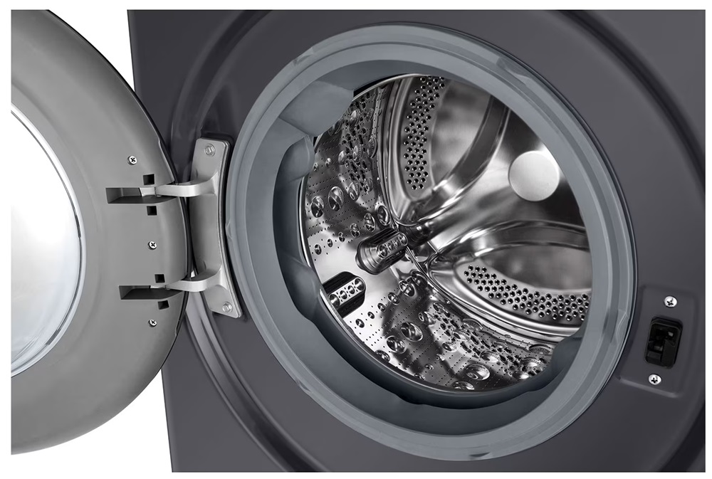 LG F2WR508SBM inox, elöltöltős, keskeny, max.1200ford., 8 kg, mosógép (Újszerű)