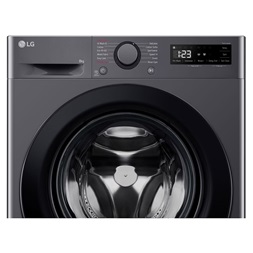 LG F2WR508SBM inox, elöltöltős, keskeny, max.1200ford., 8 kg, mosógép (Újszerű)