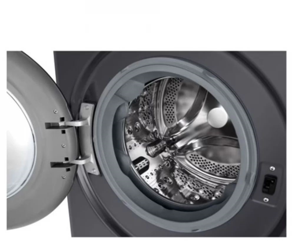 LG F2WR508SBM inox, elöltöltős, keskeny, max.1200ford., 8 kg, mosógép