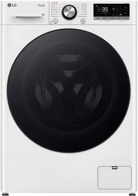 LG F2WR709S2W fehér, elöltöltős, max.1200ford., 9 kg, mosógép