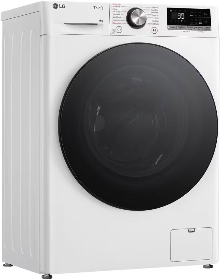 LG F2WR709S2W fehér, elöltöltős, max.1200ford., 9 kg, mosógép