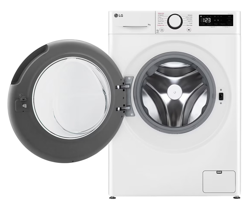 LG F4WR509SWW fehér, elöltöltős, max.1400ford., 9 kg, mosógép