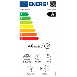 LG F4WR511S2M 11 kg sötét inox elöltöltős mosógép