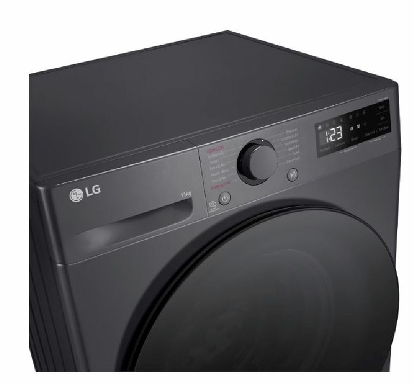 LG F4WR511S2M inox, elöltöltős, max.1400ford., 11 kg, mosógép