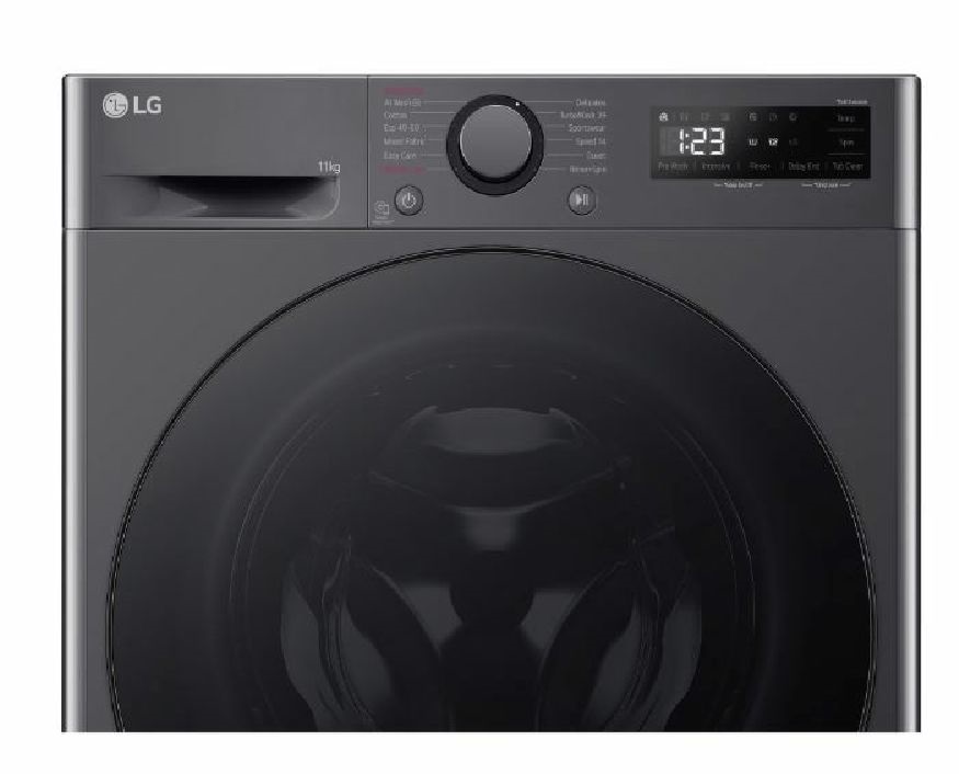 LG F4WR511S2M inox, elöltöltős, max.1400ford., 11 kg, mosógép