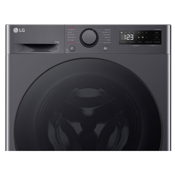 LG F4WR511S2M 11 kg sötét inox elöltöltős mosógép