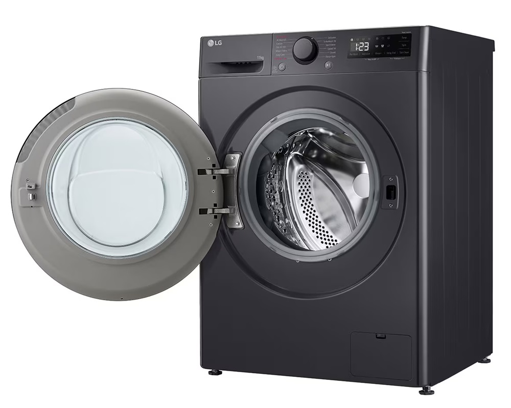LG F4WR511S2M inox, elöltöltős, max.1400ford., 11 kg, mosógép