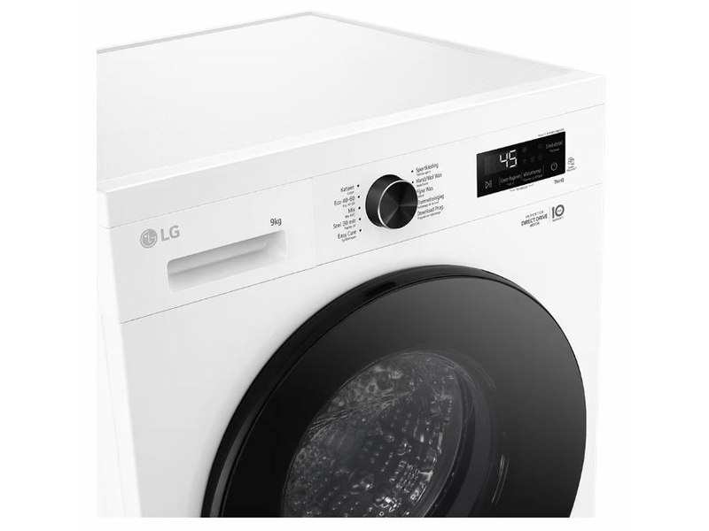 LG F4X1009NWB fehér, elöltöltős, max.1350ford., 9 kg, mosógép