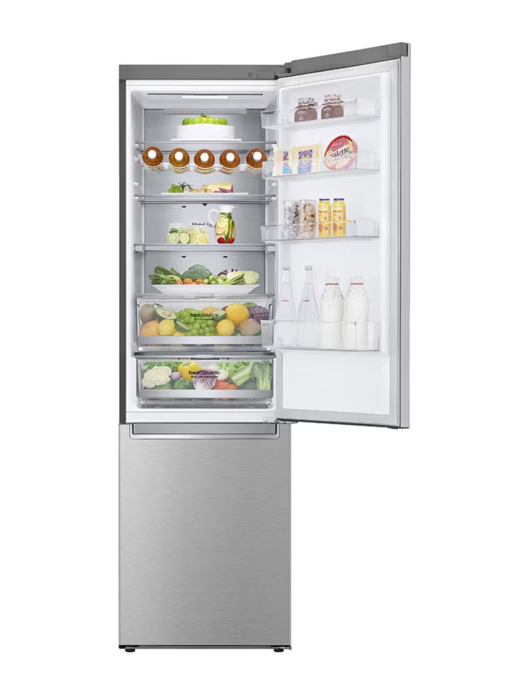 LG GBB72NSUCN1 inox, alulfagyasztós, Hűtő:277L, Fagyasztó:107L, DoorCooling + LINEAR Cooling hűtőszekrény