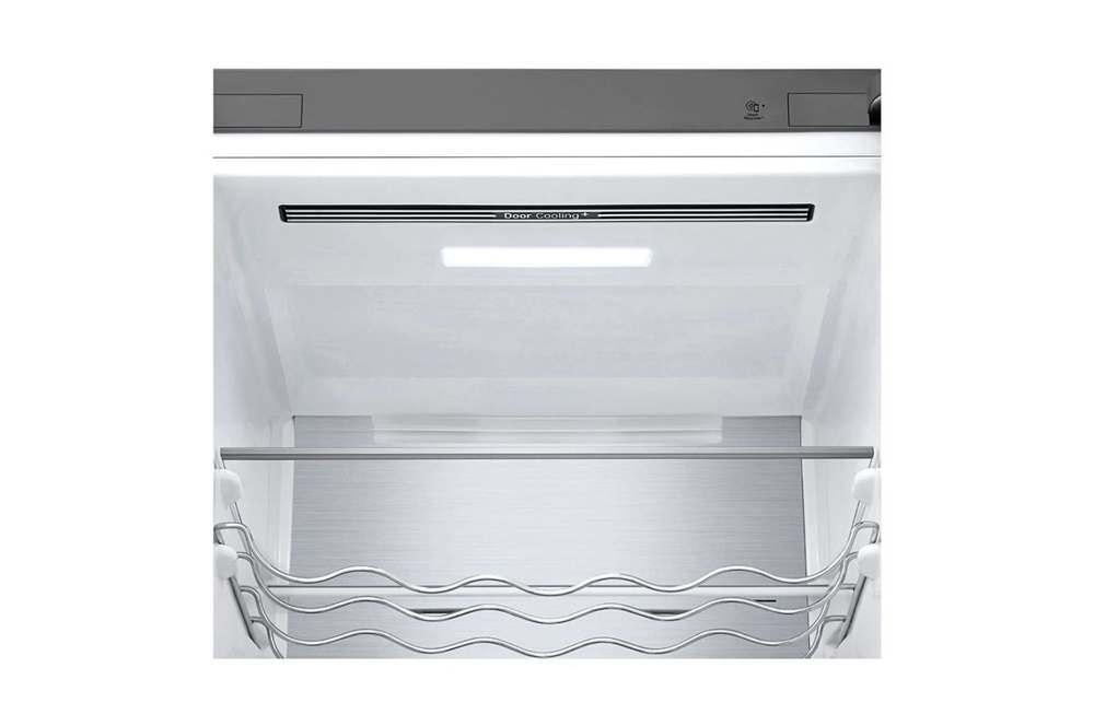 LG GBB72NSUCN1 inox, alulfagyasztós, Hűtő:277L, Fagyasztó:107L, DoorCooling + LINEAR Cooling hűtőszekrény (Újszerű)