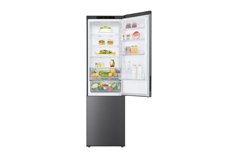 LG GBP62DSNCC1 grafit, alulfagyasztós, Hűtő:277L, Fagyasztó:107L, DoorCooling + LINEAR Cooling hűtőszekrény