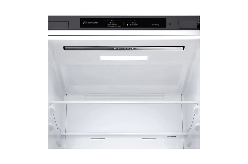 LG GBP62DSNCC1 grafit, alulfagyasztós, Hűtő:277L, Fagyasztó:107L, DoorCooling + LINEAR Cooling hűtőszekrény