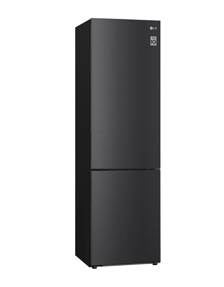 LG GBP62MCNBC mattfekete, alulfagyasztós, Hűtő:277L, Fagyasztó:107L, No frost hűtőszekrény