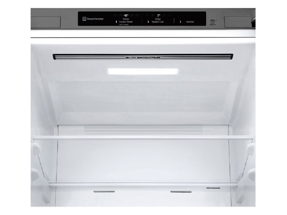 LG GBV21L0EPY ezüst, alulfagyasztós, Hűtő:234L, Fagyasztó:110L, DoorCooling + LINEAR Cooling hűtőszekrény