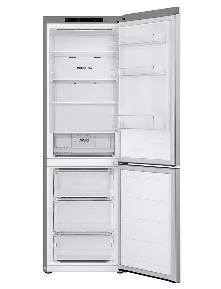 LG GBV21L0EPY ezüst, alulfagyasztós, Hűtő:234L, Fagyasztó:110L, DoorCooling + LINEAR Cooling hűtőszekrény