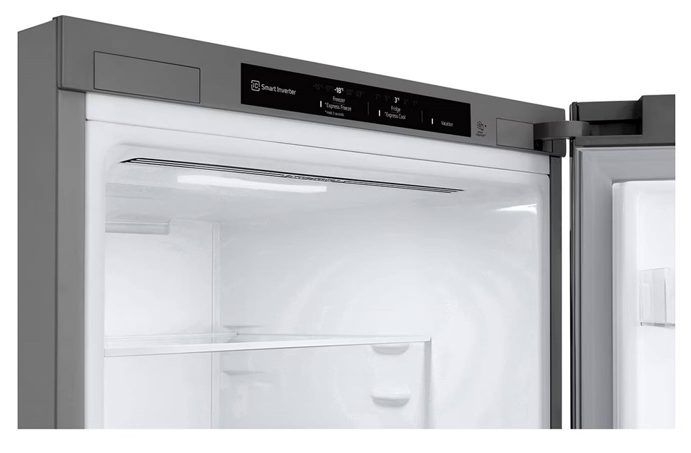 LG GBV21L0EPY ezüst, alulfagyasztós, Hűtő:234L, Fagyasztó:110L, DoorCooling + LINEAR Cooling hűtőszekrény