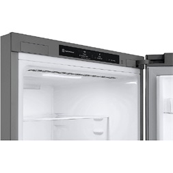LG GBV3100CPY hamvasezüst, alulfagyasztós, Hűtő:234L, Fagyasztó:110L,DoorCooling + LINEAR Cooling hűtőszekrény (Újszerű)