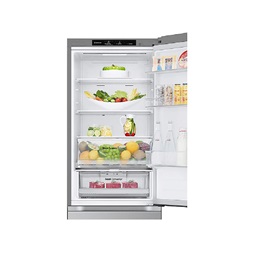 LG GBV3100CPY hamvasezüst, alulfagyasztós, Hűtő:234L, Fagyasztó:110L,DoorCooling + LINEAR Cooling hűtőszekrény (Újszerű)
