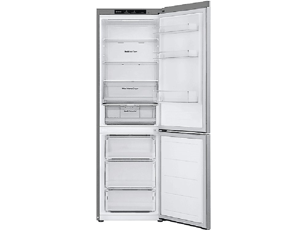 LG GBV3100CPY hamvasezüst, alulfagyasztós, Hűtő:234L, Fagyasztó:110L,DoorCooling + LINEAR Cooling hűtőszekrény (Újszerű)