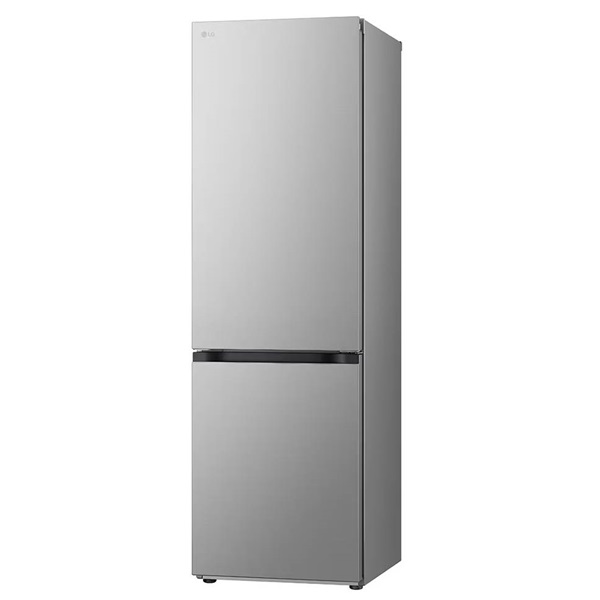 LG GBV3100CPY hamvasezüst, alulfagyasztós, Hűtő:234L, Fagyasztó:110L,DoorCooling + LINEAR Cooling hűtőszekrény (Újszerű)