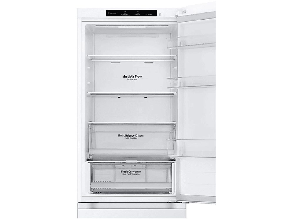 LG GBV3100DSW fehér, alulfagyasztós, Hűtő:234L, Fagyasztó:110L, DoorCooling hűtőszekrény