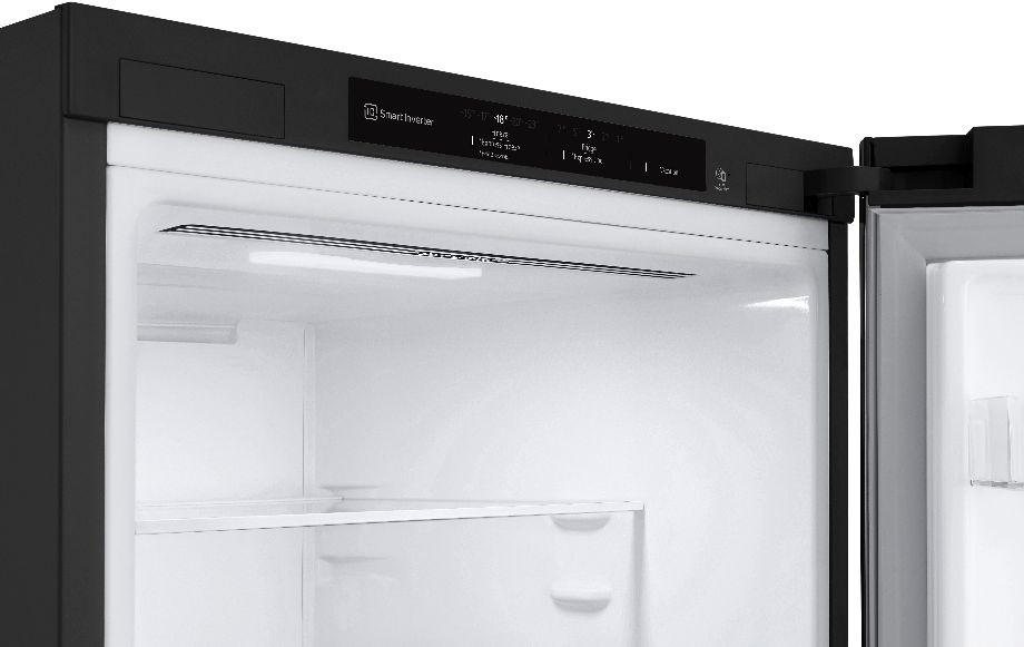 LG GBV3100EEP fekete, alulfagyasztós, Hűtő:234L, Fagyasztó:110L, Total No frost hűtőszekrény