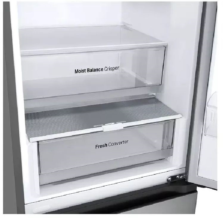LG GBV3200CPY mattezüst, alulfagyasztós, Hűtő:277L, Fagyasztó:110L, DoorCooling hűtőszekrény