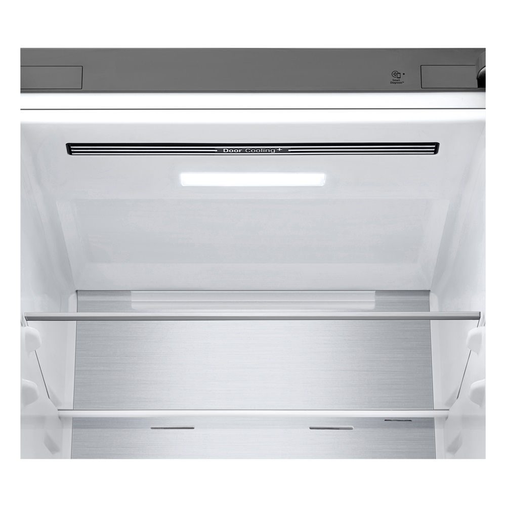 LG GBV5150DPY hamvasezüst, alulfagyasztós, Hűtő:234L, Fagyasztó:110L, DoorCooling + LINEAR Cooling hűtőszekrény