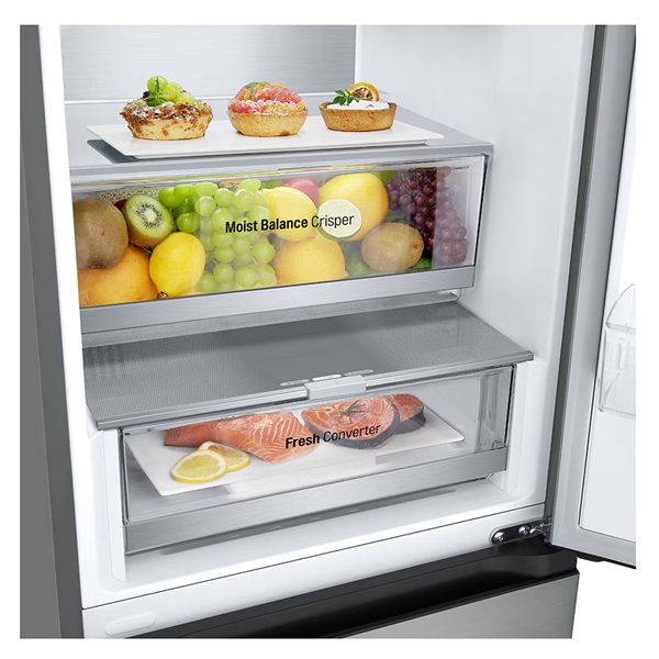 LG GBV5150DPY inox alulfagyasztós hűtőszekrény