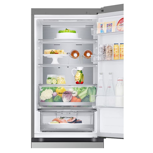 LG GBV5150DPY inox alulfagyasztós hűtőszekrény